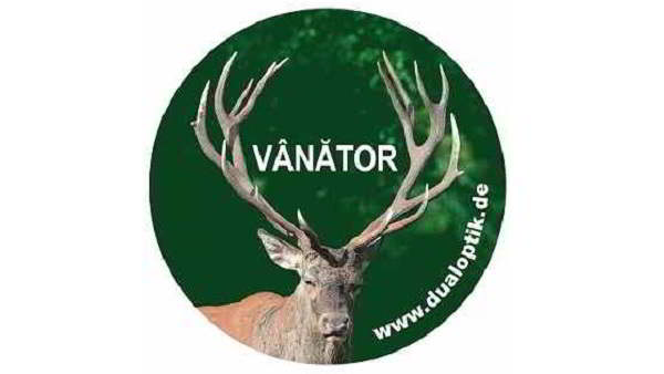 Sticker-vânător-cerb