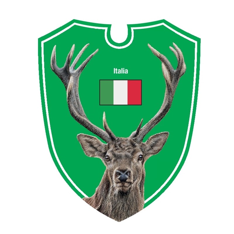 Dualoptik Auto Jagdschilder Hirsch